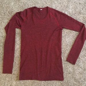 Red Swiftly Tech Long Sleeve LULULEMON